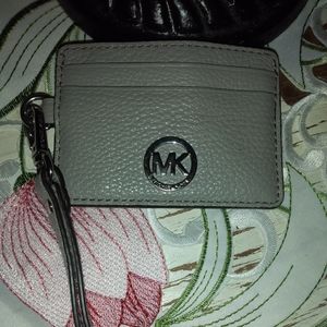 Michael Kors gray ID holder